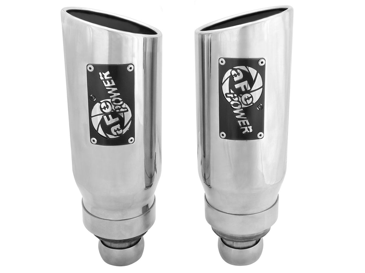Mach Force-Xp 304 Stainless Steel OE Replacement Exhaust Tip Polished Dodge Ram 1500 09-19 V8-5.7L/3.0L (td) aFe Power-1
