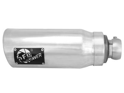 Mach Force-Xp 304 Stainless Steel OE Replacement Exhaust Tip Polished Dodge Ram 1500 09-19 V8-5.7L/3.0L (td) aFe Power-3
