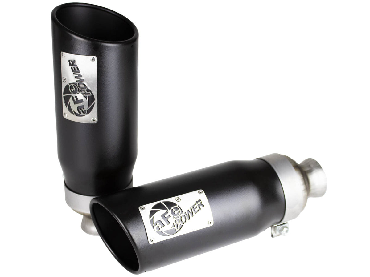 Mach Force-Xp 409 Stainless Steel OE Replacement Exhaust Tip Black Dodge Ram 1500 (Dt) 19-24 V8-5.7L Hemi aFe Power