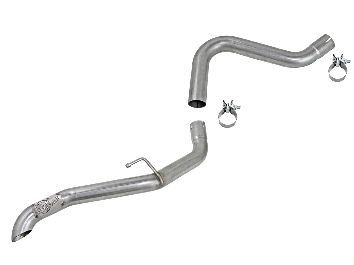 Mach Force-Xp 2-1/2 Inch 409 Stainless Steel Hi-Tuck Tail Pipe Upgrade For Exhaust System 49-46046 aFe Power-1