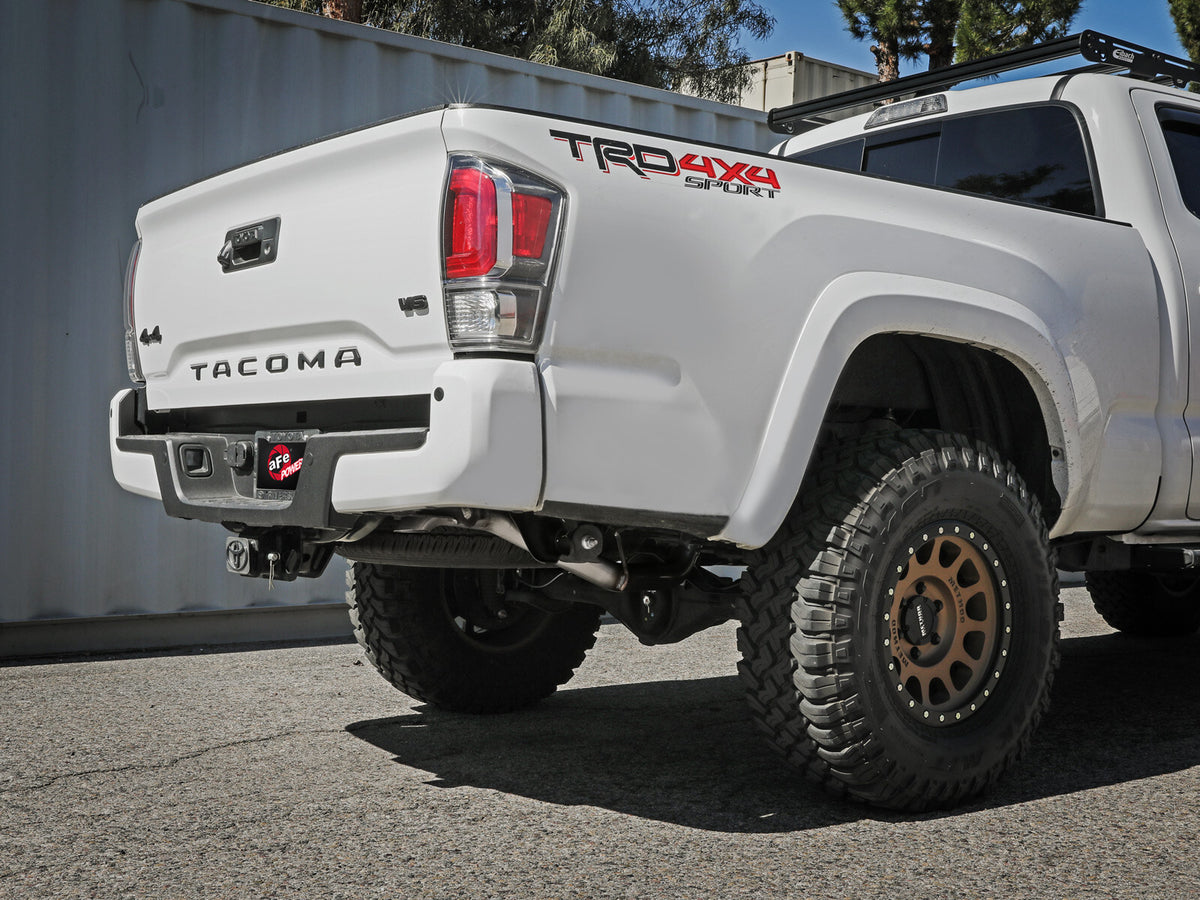 Mach Force-Xp 2-1/2 Inch 409 Stainless Steel Hi-Tuck Tail Pipe Upgrade For Exhaust System 49-46046 aFe Power-2