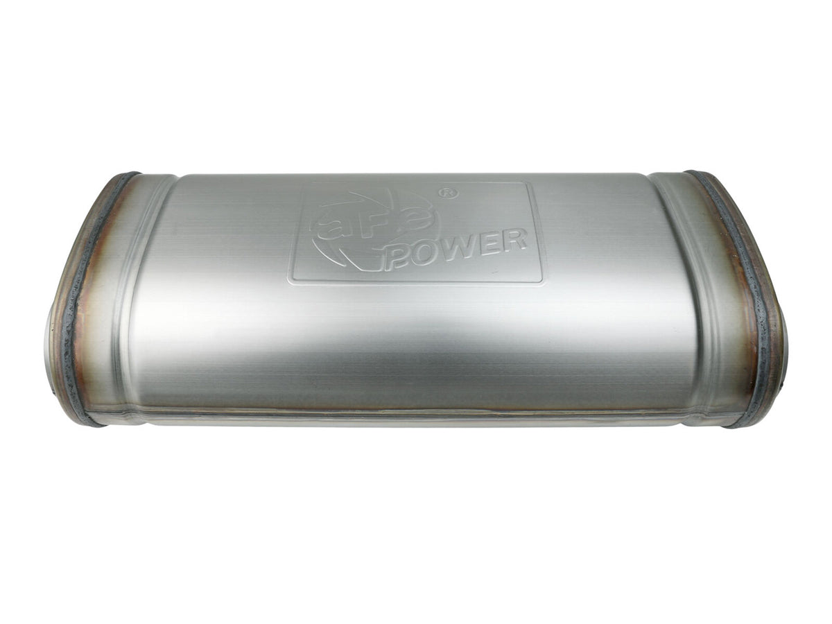 Mach Force-Xp 409 Stainless Steel Muffler 3 Inch Dual Inlet/Dual Outlet 5 Inch H x 8 Inch W x 18 Inch L aFe Power-2
