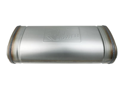 Mach Force-Xp 409 Stainless Steel Muffler 3 Inch Dual Inlet/Dual Outlet 5 Inch H x 8 Inch W x 18 Inch L aFe Power-2