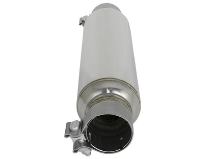 Mach Force-Xp 304 Stainless Steel Resonator 2-1/2 Inch Inlet/Outlet x 4 Inch Dia. x 12 Inch Body aFe Power-7
