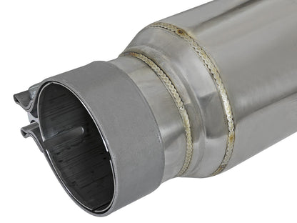 Mach Force-Xp 304 Stainless Steel Resonator 2-1/2 Inch Inlet/Outlet x 4 Inch Dia. x 12 Inch Body aFe Power-3
