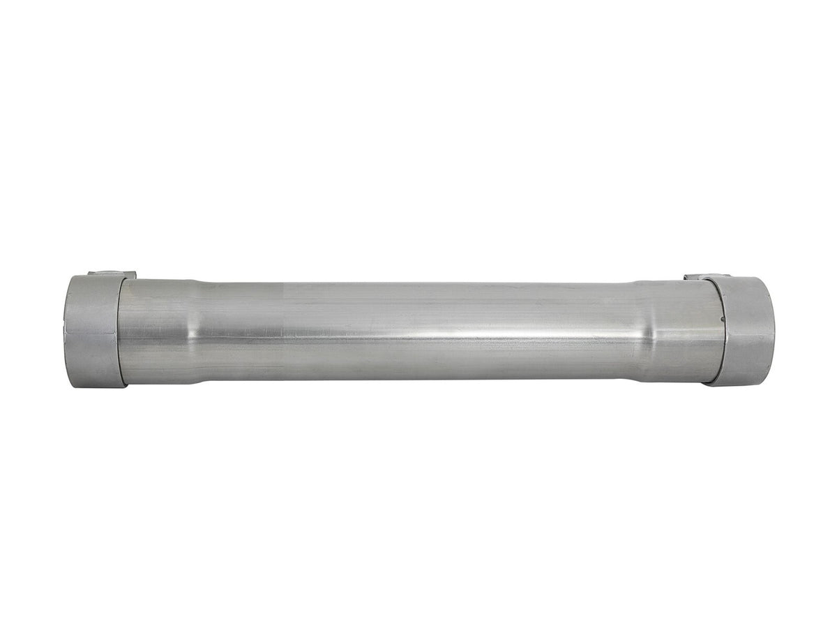 Mach Force-Xp 304 Stainless Steel Resonator Delete Pipe 3 Inch Inlet/Outlet x 3 Inch Dia. x 16 Inch Overall Length w/ Clamps aFe Power-1