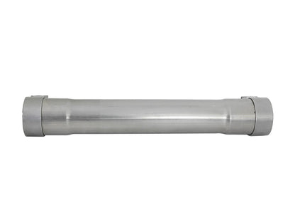 Mach Force-Xp 304 Stainless Steel Resonator Delete Pipe 3 Inch Inlet/Outlet x 3 Inch Dia. x 16 Inch Overall Length w/ Clamps aFe Power-1