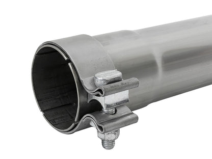 Mach Force-Xp 304 Stainless Steel Resonator Delete Pipe 3 Inch Inlet/Outlet x 3 Inch Dia. x 16 Inch Overall Length w/ Clamps aFe Power-3