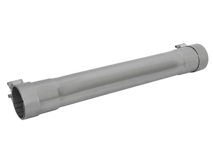 Mach Force-Xp 304 Stainless Steel Resonator Delete Pipe 3 Inch Inlet/Outlet x 3 Inch Dia. x 19 Inch Overall Length w/ Clamps aFe Power