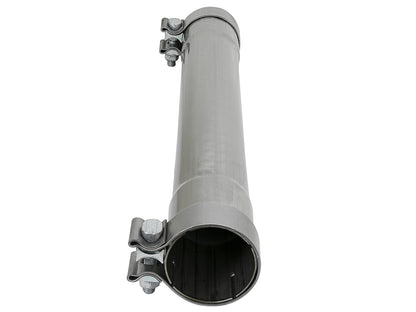Mach Force-Xp 304 Stainless Steel Resonator Delete Pipe 3 Inch Inlet/Outlet x 3 Inch Dia. x 19 Inch Overall Length w/ Clamps aFe Power-2