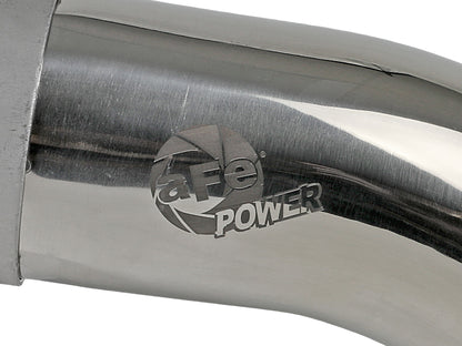 Mach Force-Xp 304 Stainless Steel Clamp-on Exhaust Tip Polished 2-1/2 Inch Inlet x 2-1/2 Inch Outlet X 9 Inch L aFe Power-4