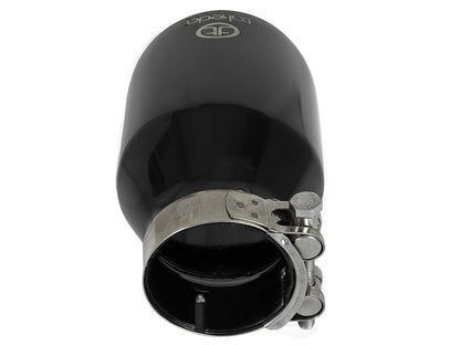Takeda 304 Stainless Steel Clamp-on Exhaust Tip 2-1/2 Inch Inlet x 4 Inch Outlet aFe Power-13