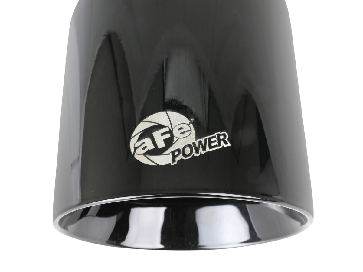 Mach Force-Xp 409 Stainless Steel Clamp-on Exhaust Tip Black 2-1/2 Inch Inlet x 4-1/2 Inch Outlet x 9 Inch L aFe Power-4