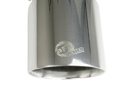 Mach Force-Xp 304 Stainless Steel Clamp-on Exhaust Tip Polished 2-1/2 Inch Inlet x 4-1/2 Inch Outlet x 7 Inch L aFe Power-4