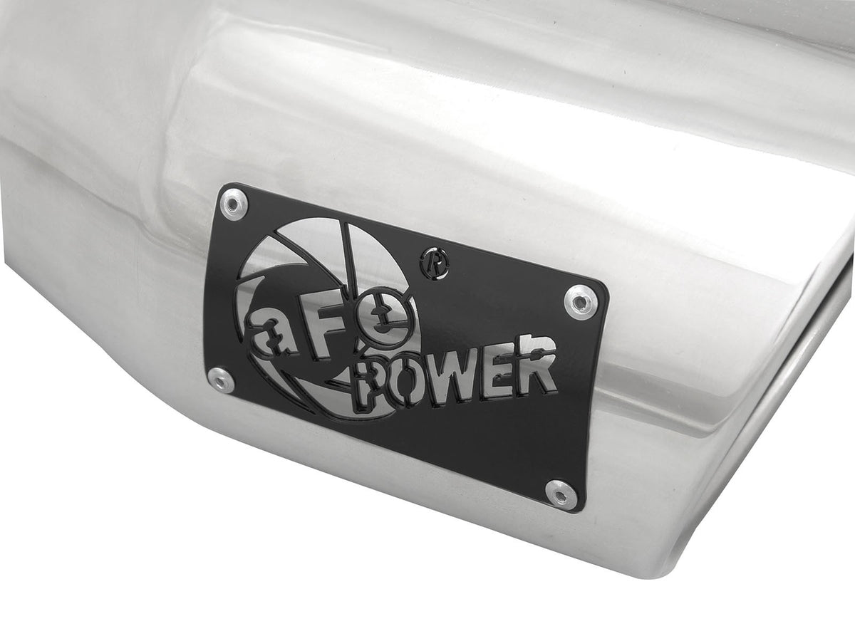 Mach Force-Xp 304 Stainless Steel Clamp-on Exhaust Tip Polished 3 Inch Inlet x 4-1/2 Inch Outlet x 9 Inch L aFe Power-4