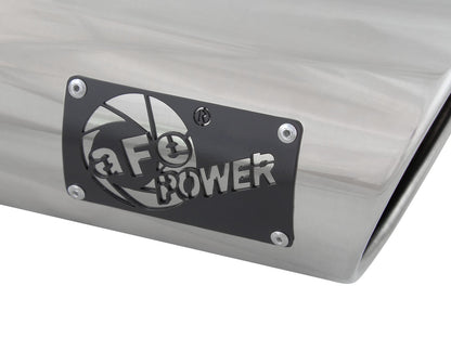 Mach Force-Xp 409 Stainless Steel Clamp-on Exhaust Tip Polished 4 Inch Inlet x 5 Inch Outlet x 15 Inch L aFe Power-4