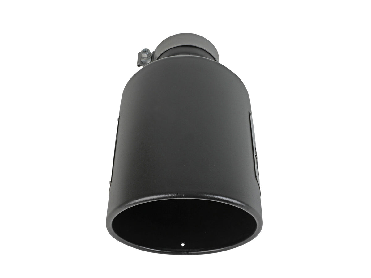 Mach Force-Xp 409 Stainless Steel Clamp-on Exhaust Tip Black aFe Power-2