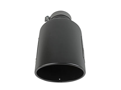 Mach Force-Xp 409 Stainless Steel Clamp-on Exhaust Tip Black aFe Power-2