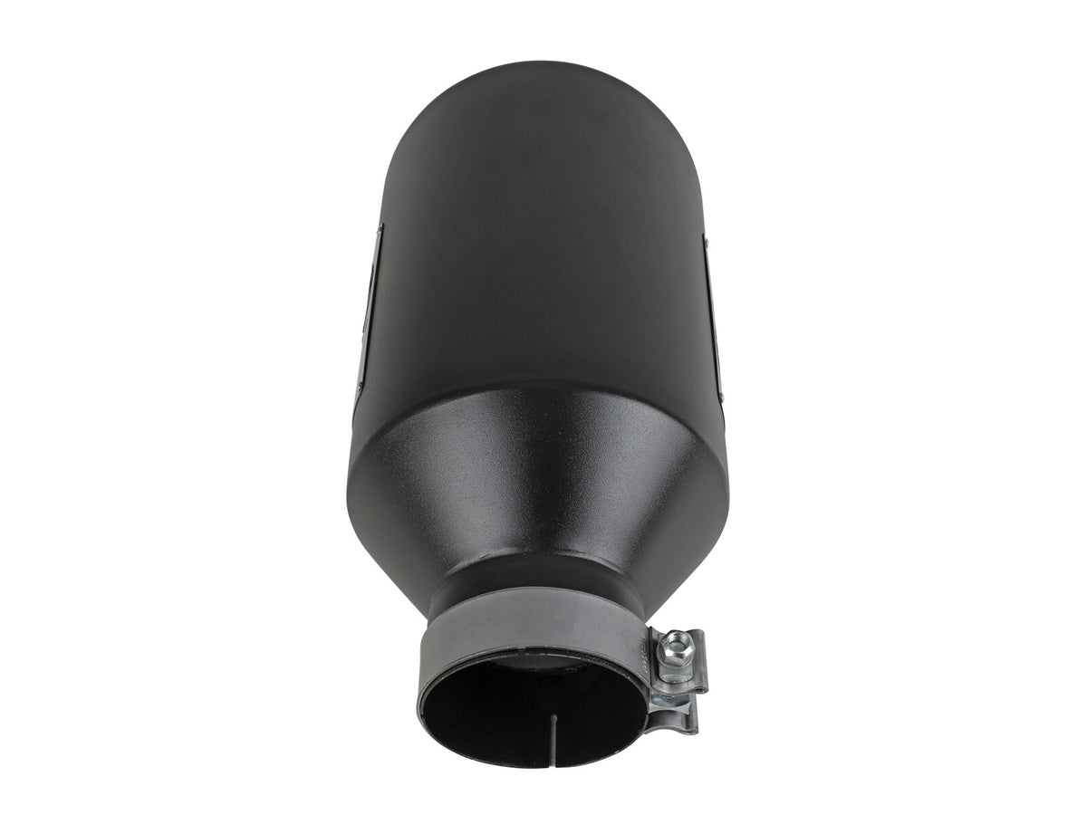 Mach Force-Xp 409 Stainless Steel Clamp-on Exhaust Tip Black aFe Power-3