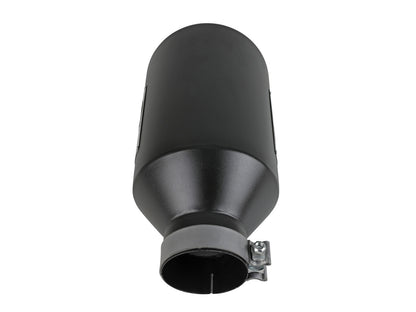 Mach Force-Xp 409 Stainless Steel Clamp-on Exhaust Tip Black aFe Power-3