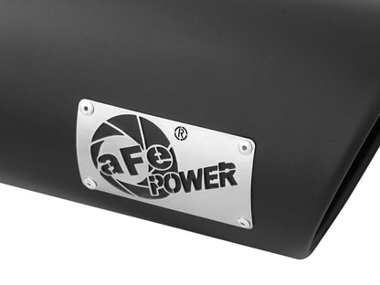 Mach Force-Xp 409 Stainless Steel Clamp-on Exhaust Tip Black 5 Inch Inlet x 6 Inch Outlet x 12 Inch L aFe Power-4