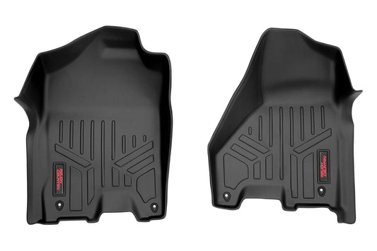 Floor Mats | Front | Crew/Mega Cab | Ram 1500/2500/3500 2WD/4WD (2012-2018 & Classic) Rough Country
