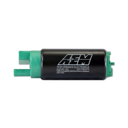 340LPH E85-Compatible High Flow In-Tank Fuel Pump Offset Inlet/340LPH at40psi/Not application specific AEM Electronics-3