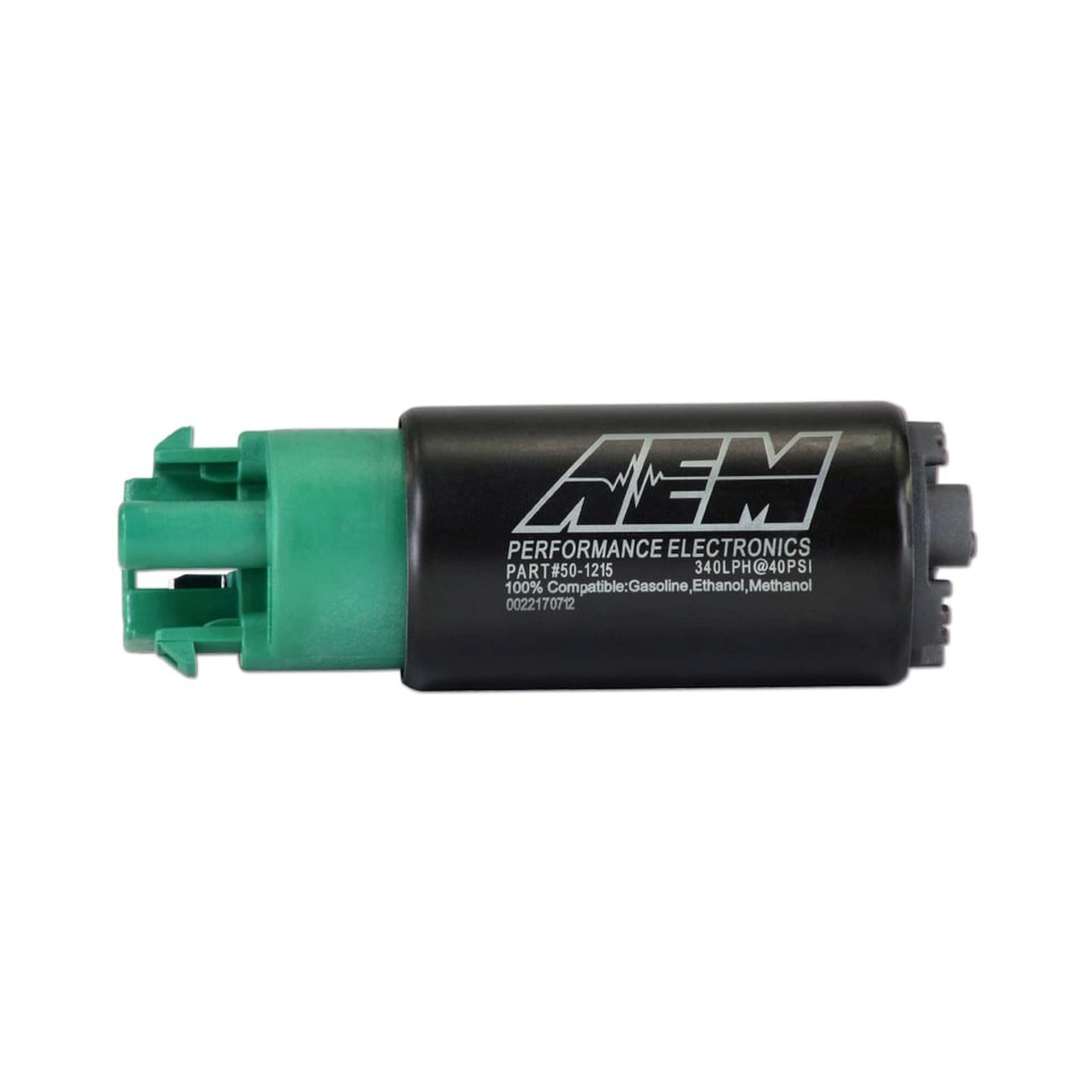 340LPH E85-Compatible High Flow In-Tank Fuel Pump 65mm Body w/Hooks Offset Inlet/340LPH at40psi/Not application specific AEM Electronics-5