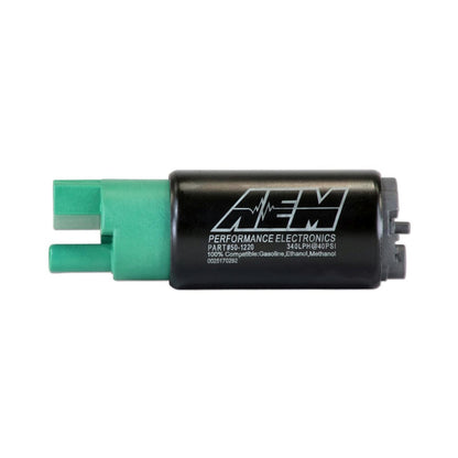 340LPH E85-Compatible High Flow In-Tank Fuel Pump 65mm Body Inline Inlet/340LPH at40psi/Not application specific AEM Electronics