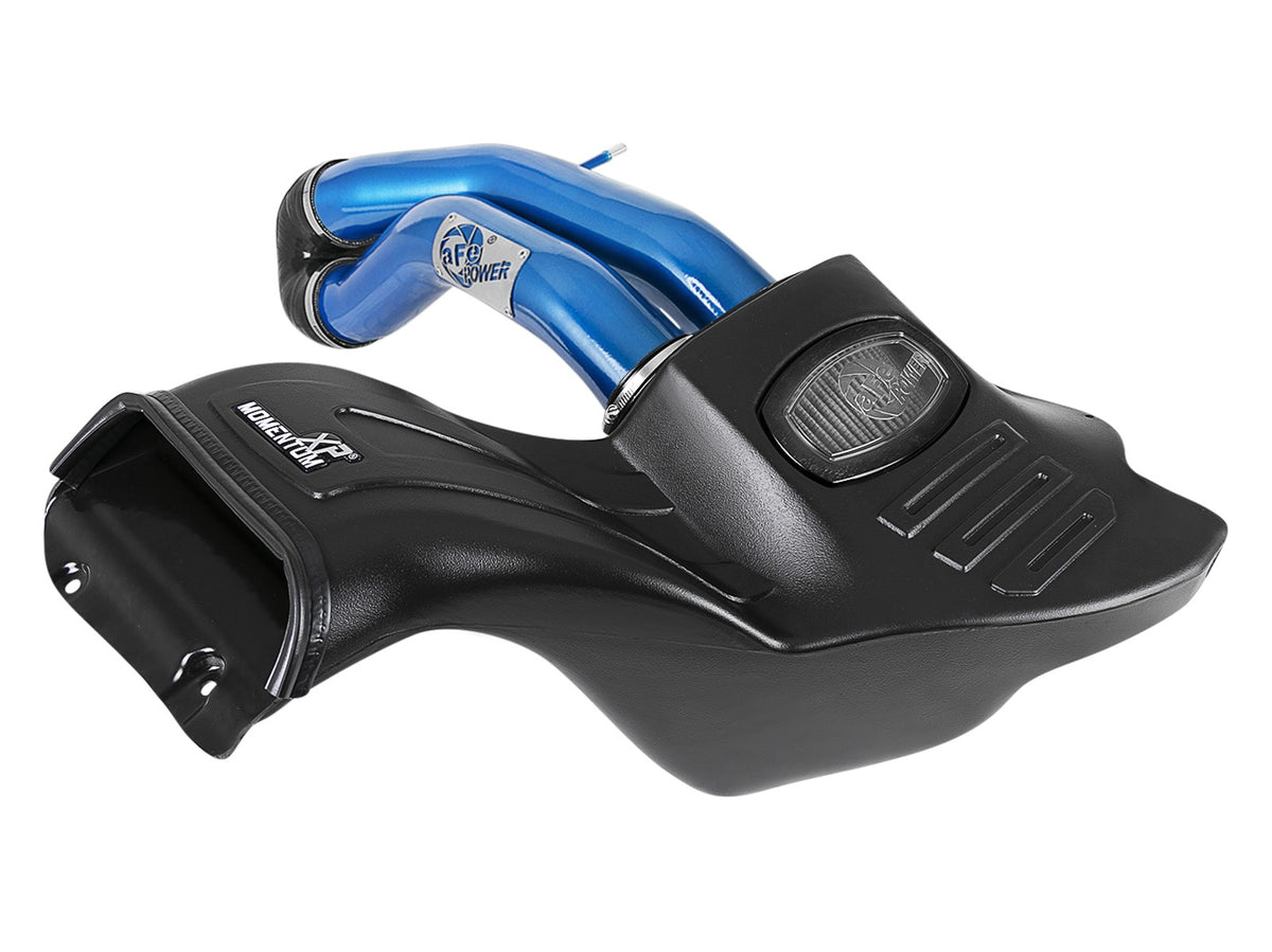 Momentum Xp Cold Air Intake System w/ Pro Dry S Filter Blue Ford F-150 15-20 V8-5.0L aFe Power