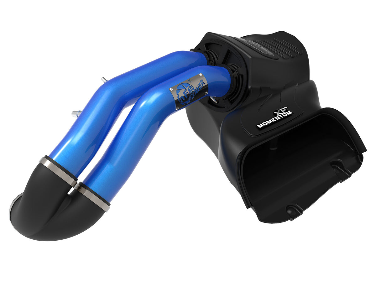 Momentum Xp Cold Air Intake System w/ Pro Dry S Filter Blue Ford F-150 15-20 V8-5.0L aFe Power-2