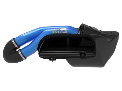 Momentum Xp Cold Air Intake System w/ Pro Dry S Filter Blue Ford F-150 15-20 V8-5.0L aFe Power-3