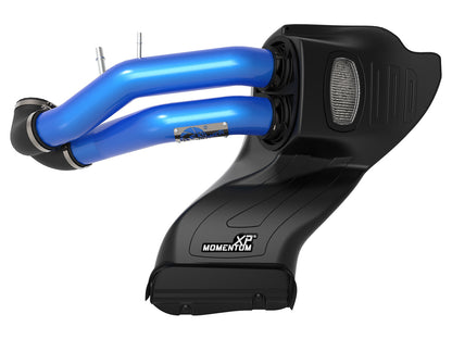 Momentum Xp Cold Air Intake System w/ Pro Dry S Filter Blue Ford F-150 15-20 V8-5.0L aFe Power-4