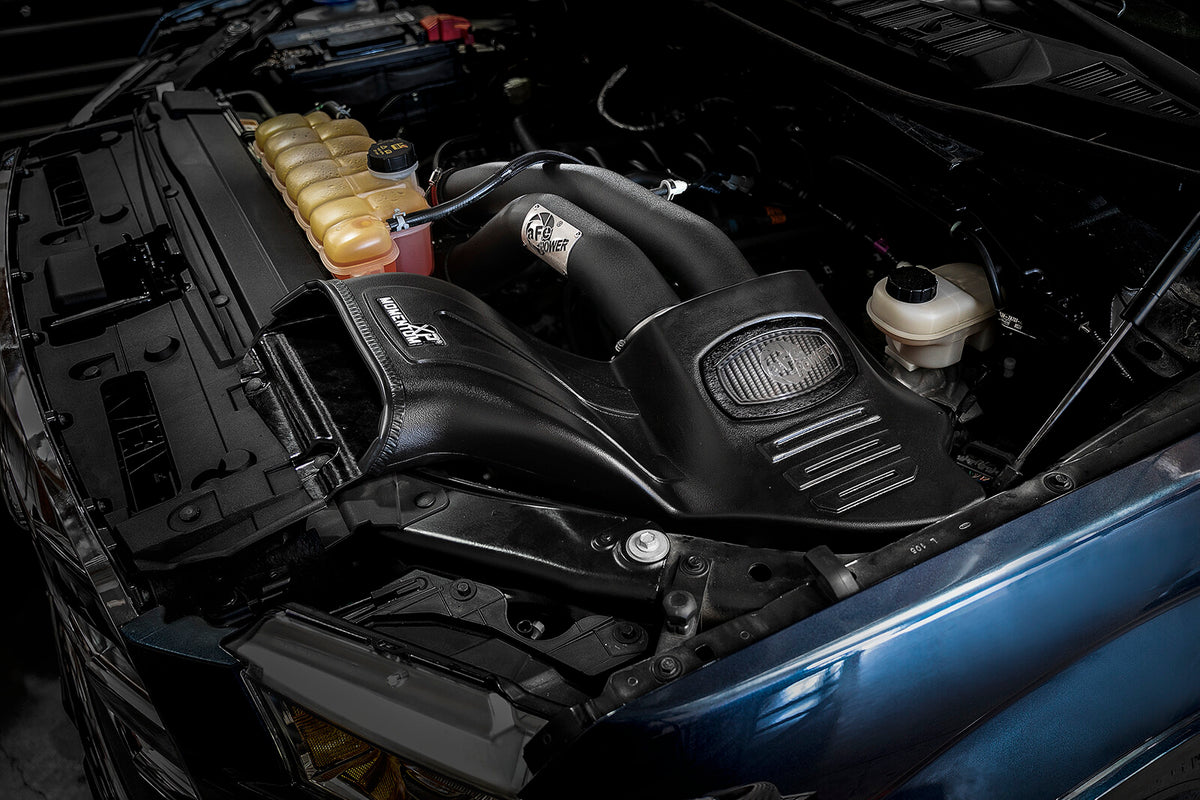 Momentum Xp Cold Air Intake System w/ Pro Dry S Filter Ford F-150 15-20 V8-5.0L aFe Power-5
