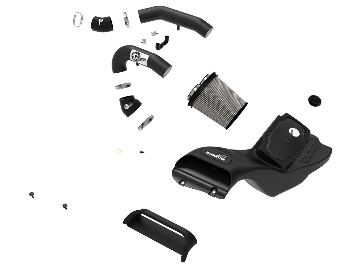 Momentum Xp Cold Air Intake System w/ Pro Dry S Filter Ford F-150 Raptor 21-26 V6-3.5L (tt) aFe Power-1