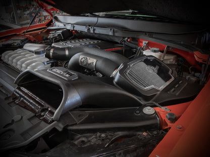 Momentum Xp Cold Air Intake System w/ Pro Dry S Filter Ford F-150 Raptor 21-26 V6-3.5L (tt) aFe Power-6