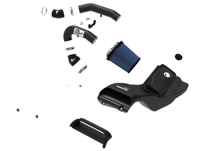 Momentum Xp Cold Air Intake System w/ Pro 5R Filter Ford F-150 Raptor 21-26 V6-3.5L (tt) aFe Power-1