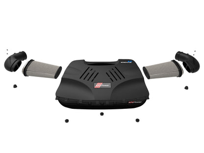 Momentum St Cold Air Intake System w/ Pro Dry S Filter BMW X5 M (F85) / X6 M (F86) 15-19 V8-4.4L (tt) S63 aFe Power-1
