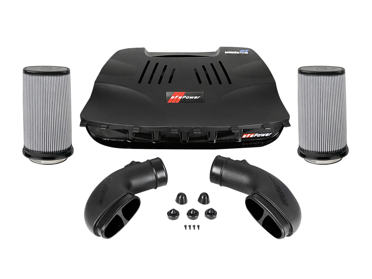 Momentum St Cold Air Intake System w/ Pro Dry S Filter BMW X5 M (F85) / X6 M (F86) 15-19 V8-4.4L (tt) S63 aFe Power-2
