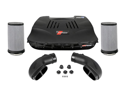 Momentum St Cold Air Intake System w/ Pro Dry S Filter BMW X5 M (F85) / X6 M (F86) 15-19 V8-4.4L (tt) S63 aFe Power-2