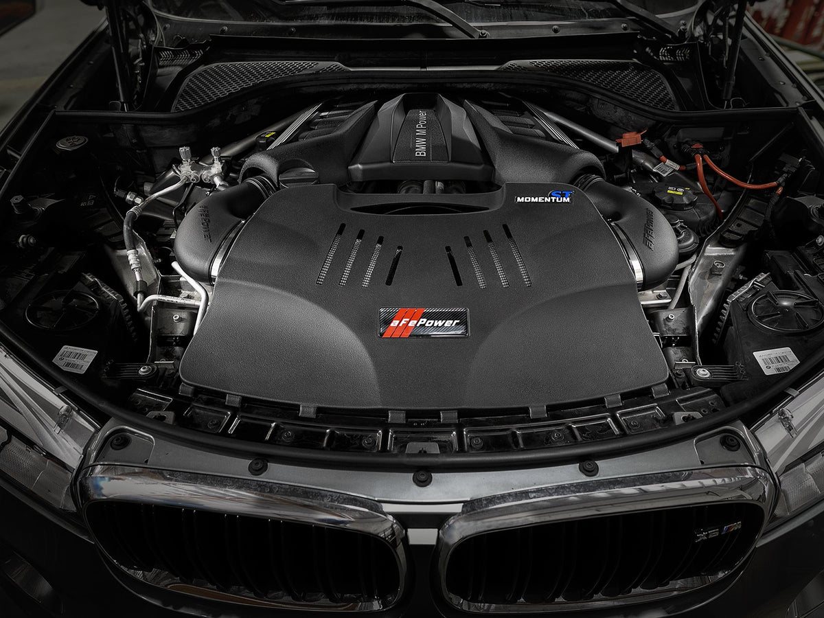 Momentum St Cold Air Intake System w/ Pro Dry S Filter BMW X5 M (F85) / X6 M (F86) 15-19 V8-4.4L (tt) S63 aFe Power-7