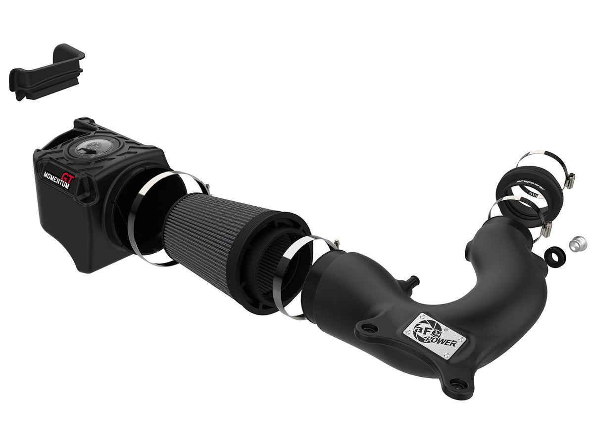 Momentum GT Cold Air Intake System w/ Pro Dry S Filter Jeep Wrangler (JK) 12-18 V6-3.6L 9 Percent Air Flow Gain aFe Power-2