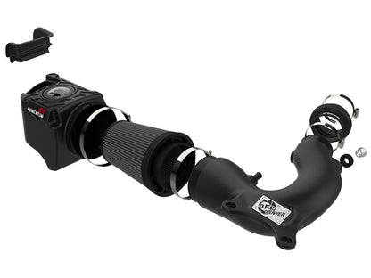 Momentum GT Cold Air Intake System w/ Pro Dry S Filter Jeep Wrangler (JK) 12-18 V6-3.6L 9 Percent Air Flow Gain aFe Power-2