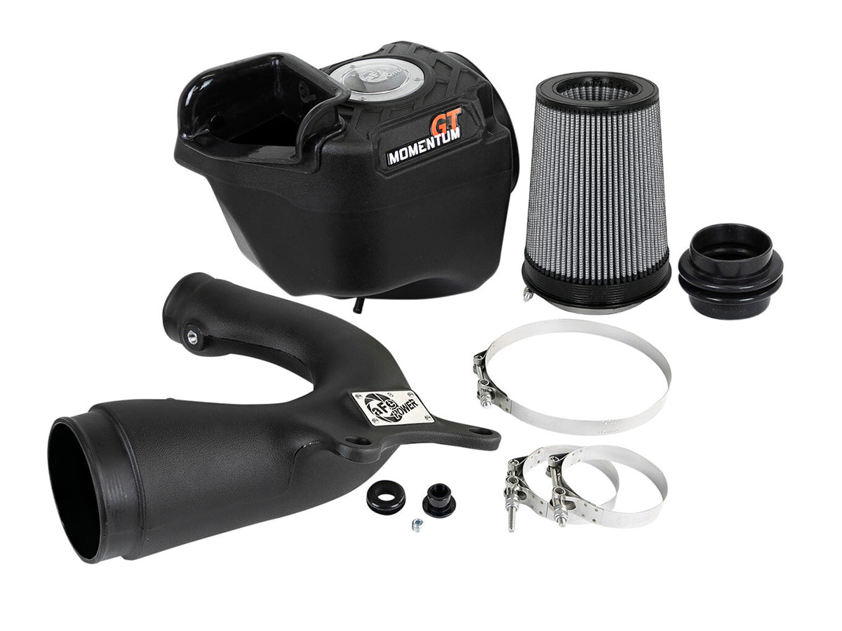 Momentum GT Cold Air Intake System w/ Pro Dry S Filter Jeep Wrangler (JK) 12-18 V6-3.6L 9 Percent Air Flow Gain aFe Power-3