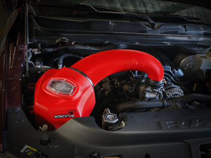 Momentum GT Cold Air Intake System Red w/ Pro Dry S Filter Ram 1500 (Dt) 19-26 V8-5.7L Hemi aFe Power-5