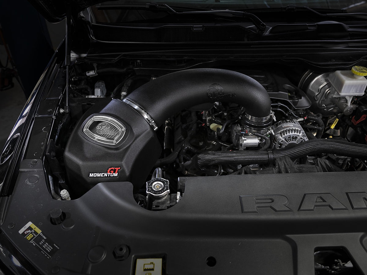 Momentum GT Cold Air Intake System w/ Pro Dry S Filter Ram 1500 (Dt) 19-26 V8-5.7L Hemi aFe Power-6