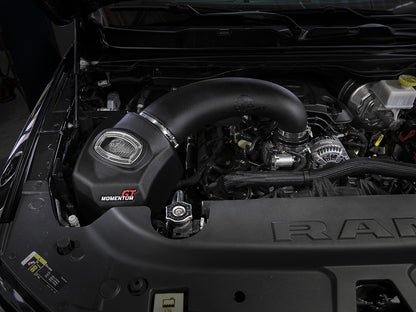 Momentum GT Cold Air Intake System w/ Pro Dry S Filter Ram 1500 (Dt) 19-26 V8-5.7L Hemi aFe Power-6