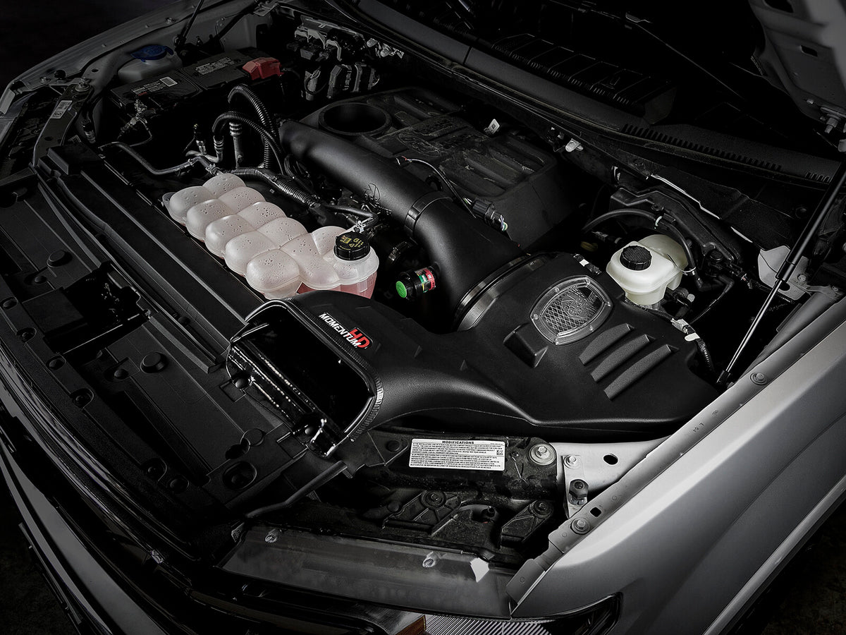 Momentum HD Cold Air Intake System w/ Pro Dry S Filter Ford F-150 18-21 V6-3.0L (td) aFe Power-8