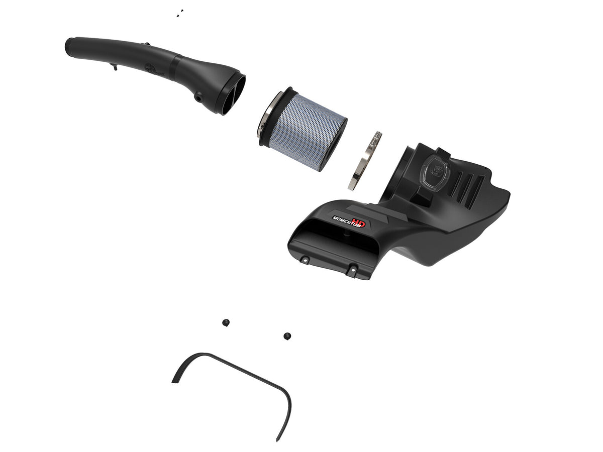 Momentum HD Cold Air Intake System w/ Pro 10R Filter Ford F-150 18-21 V6-3.0L (td) aFe Power-1