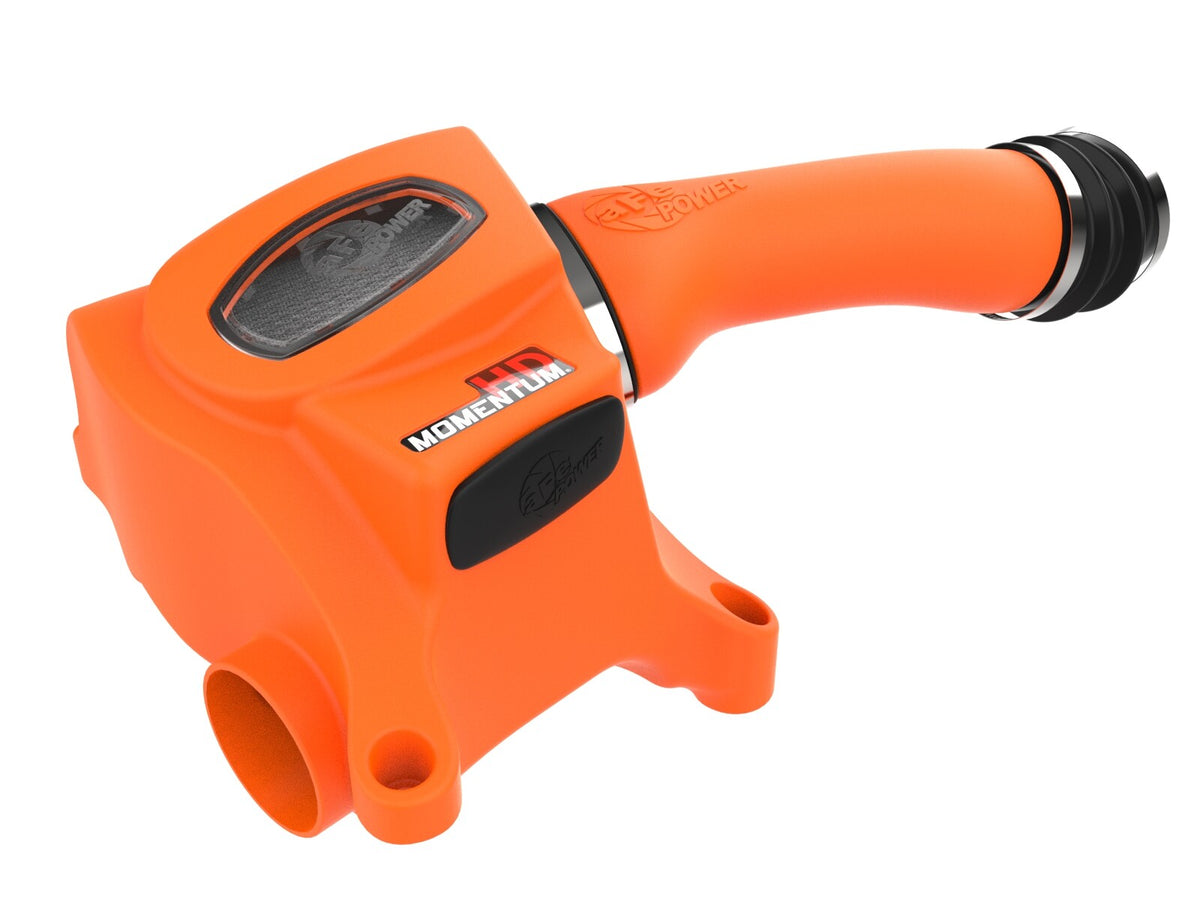 Momentum HD Cold Air Intake System Orange w/ Pro Dry S Filter Toyota Land Cruiser (J200) 08-21 V8-4.5L (td) aFe Power